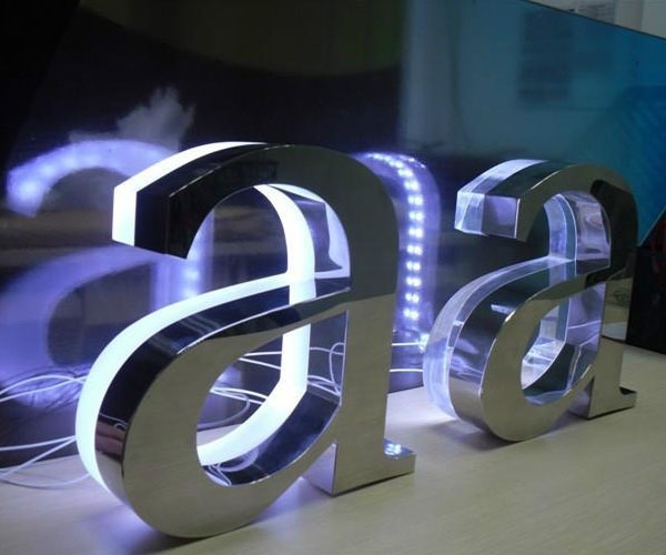 不銹鋼背發(fā)光字