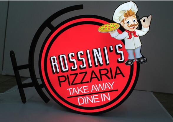 為什么有些商家都喜歡用LED燈箱標(biāo)識牌當(dāng)門面招牌(圖1)